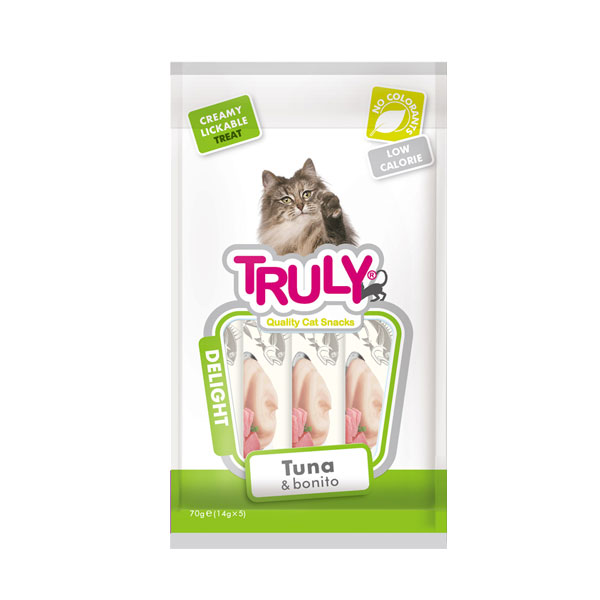 Truly Sıvı Kedi Ödülü Ton - Palamut 5x14 Gr