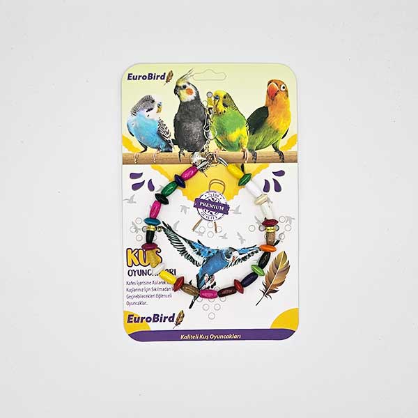 EuroBird Kuş Oyuncağı Renkli Daire Salıncak