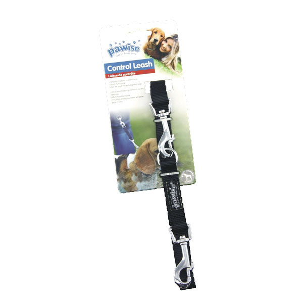 Pawise Dog Comp.Control L (2.5Cmx72") Tasma Siyah
