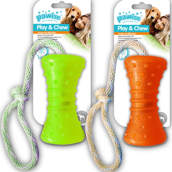 Pawise İp Tutmalı Kemik Diş İpi Köpek Oyuncağı 42 cm