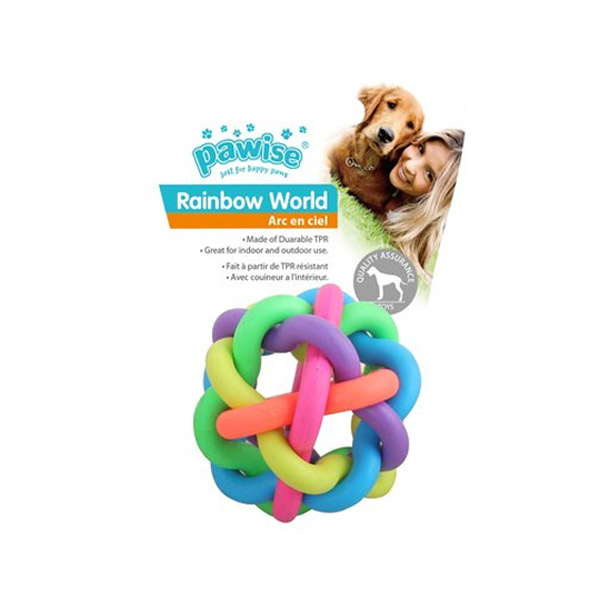 Pawise Rainbow World Örgü Top Ø 7,5 cm