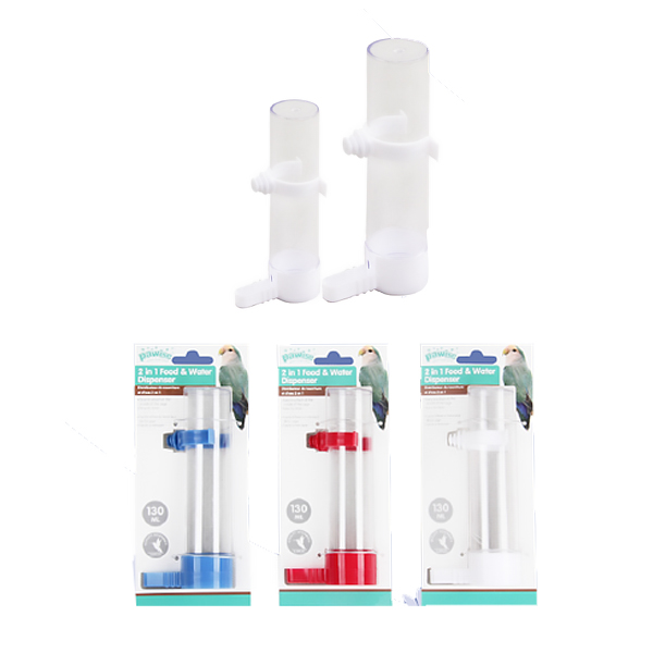 Pawise Kuş Suluk Yada Yemlik 50 Ml  11 cm