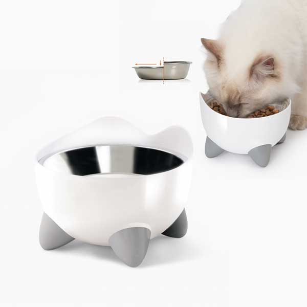 Catit Pixi Hazneli Çelik Mama Kabı