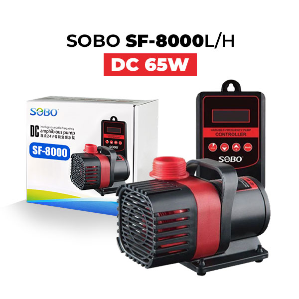 Sobo Debi Kontrollü DC Pompa 65W 8000Lth 5,5M(8)