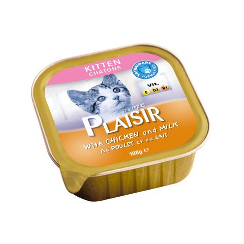 PLAİSİR PATE KİTTEN CHİCKEN 100 GR