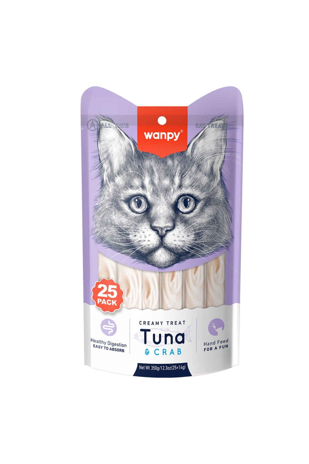 Ton Balıklı¥geçli 25*14 gr Krema Kedi Ödülü (RAC-055)