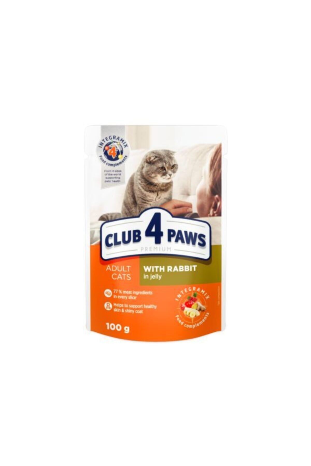 Tavşanlı Premium Pouch Kedi Maması 100 gr