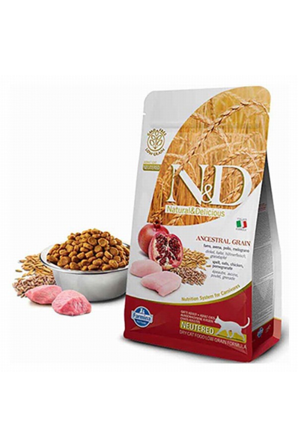 Ancestral Grain Tavuk Kısırlaştırılmış Yetişkin Kedi Maması, 5 Kg