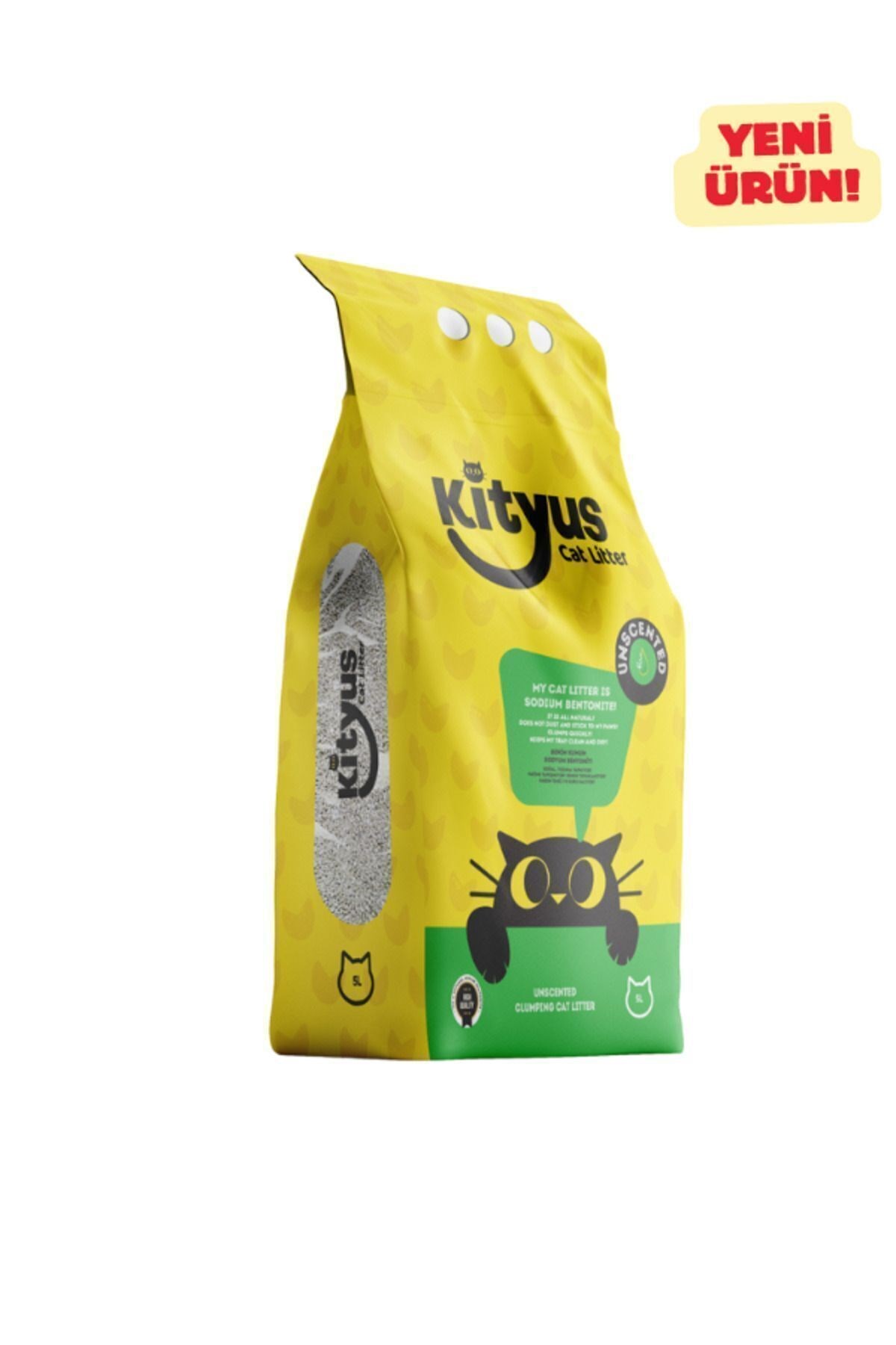Kokusuz Sodyum Bentonit Kedi Kumu 5l