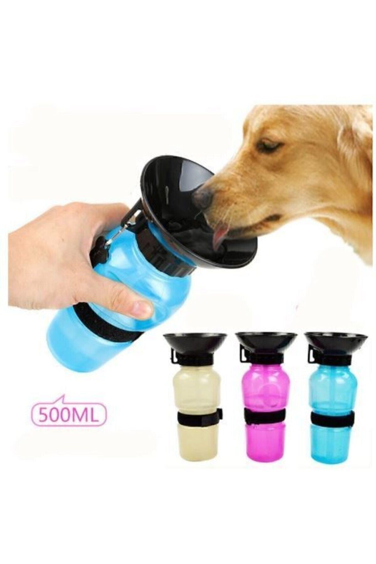 Sennedilersen 500ml Köpek Seyahat Suluğu Su Şişesi 1 Lt