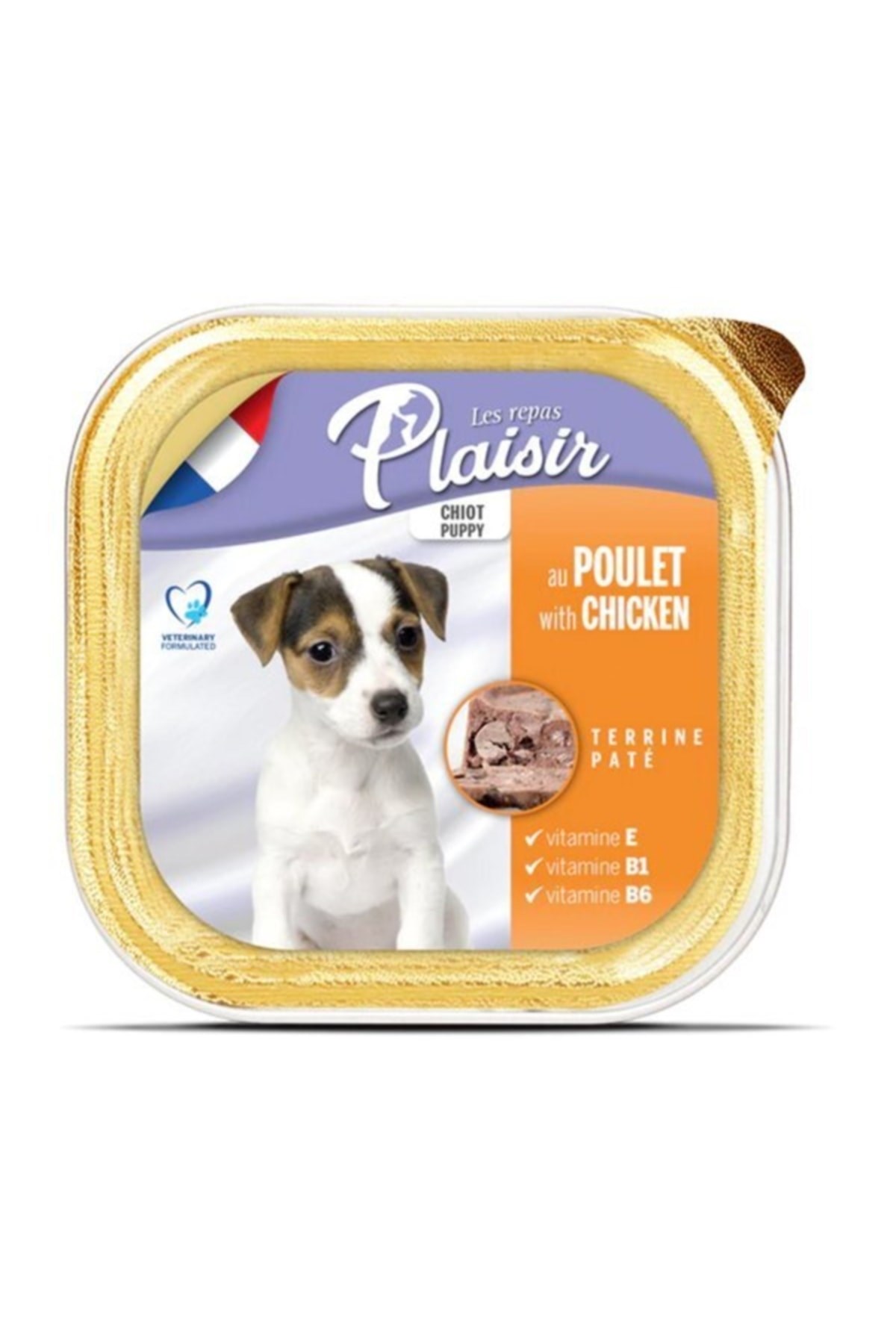 Plaisir Puppy Tavuk Etli Ezme Pate Yavru Köpek Konservesi 150 gr