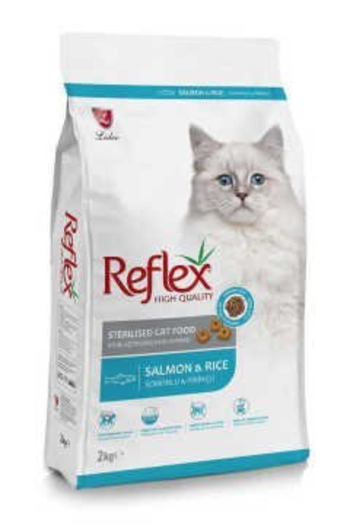 Reflex Somon Ve Pirinç Sterilised Kısırlaştırılmış Yetişkin Kedi Maması 2 Kg