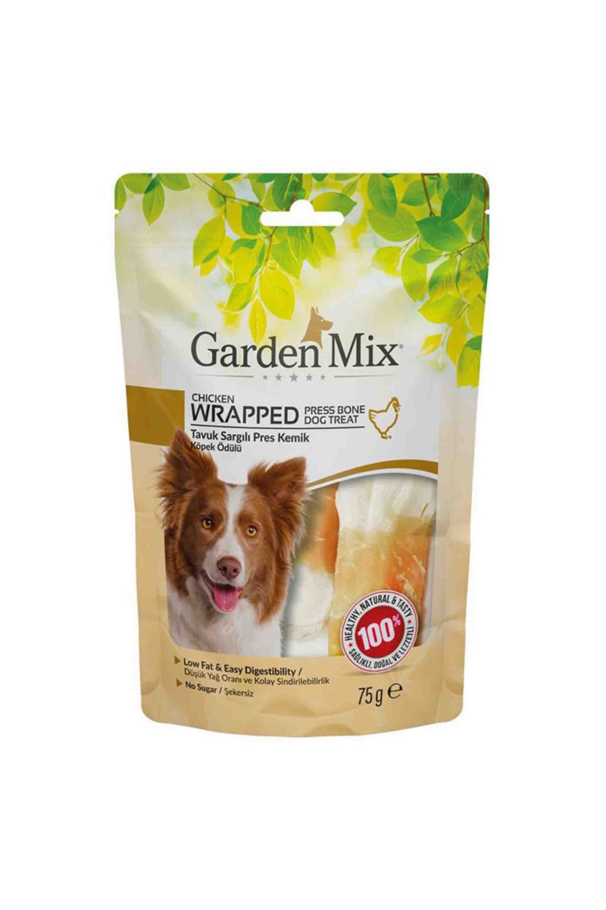 Gardenmix Sargılı Pres Kemik Köpek Ödül Maması 75gr