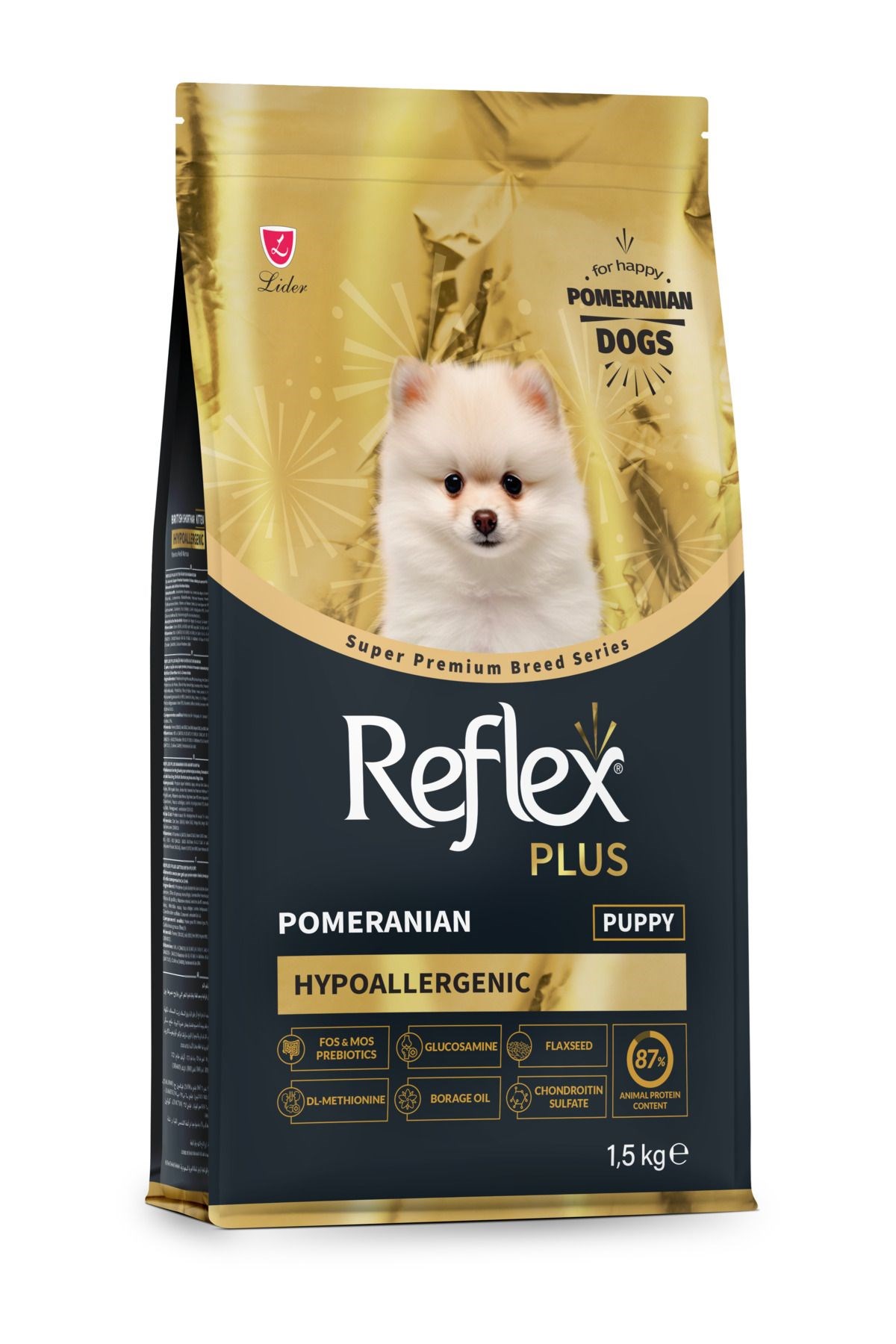 Reflex Plus Pomeranian Yavru Köpek Maması 1,5 kg