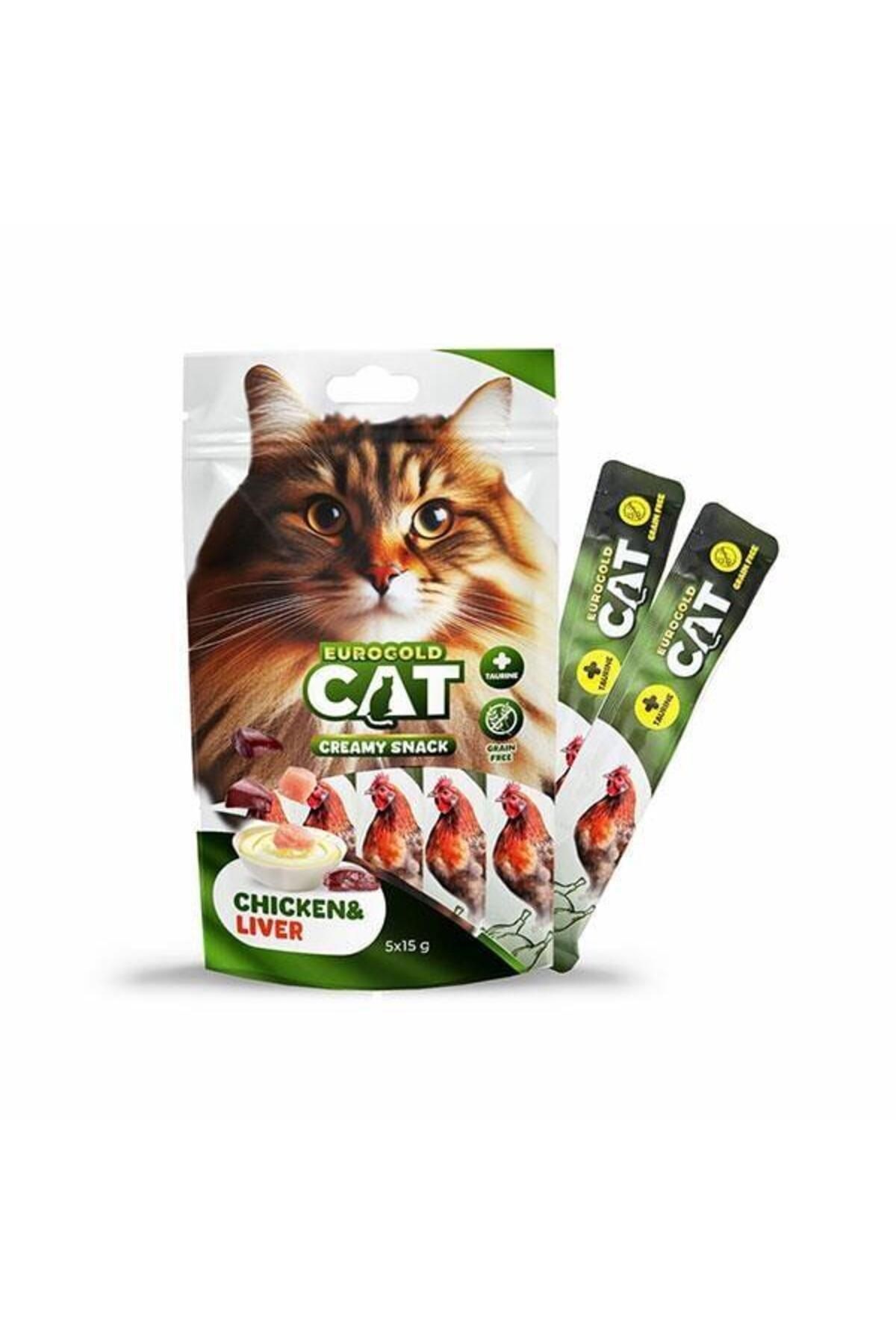 Sıvı Kedi Ödülü Tavuk - Ciğer 5x15Gr