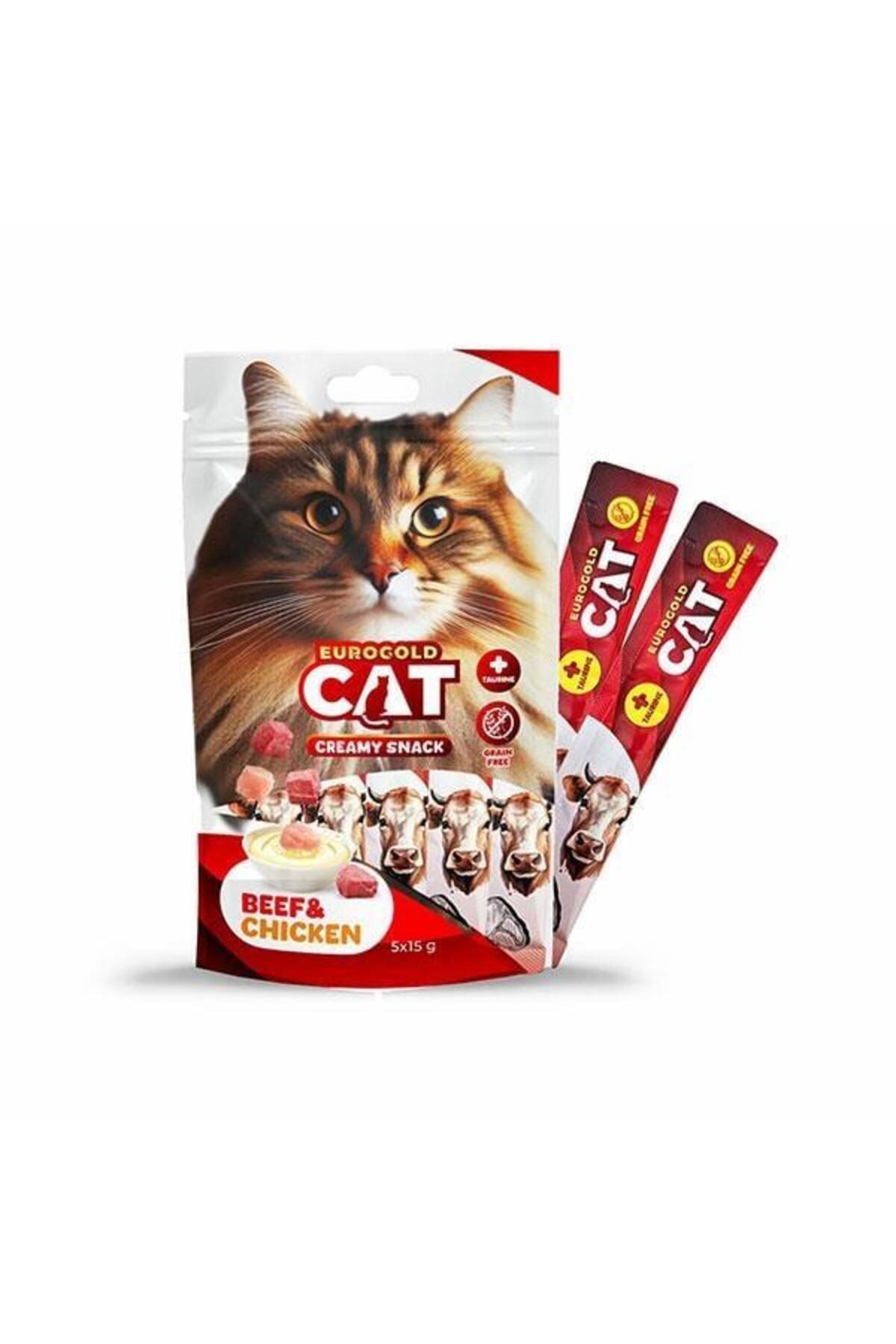Sıvı Kedi Ödülü Dana - Tavuk Etli 5x15Gr
