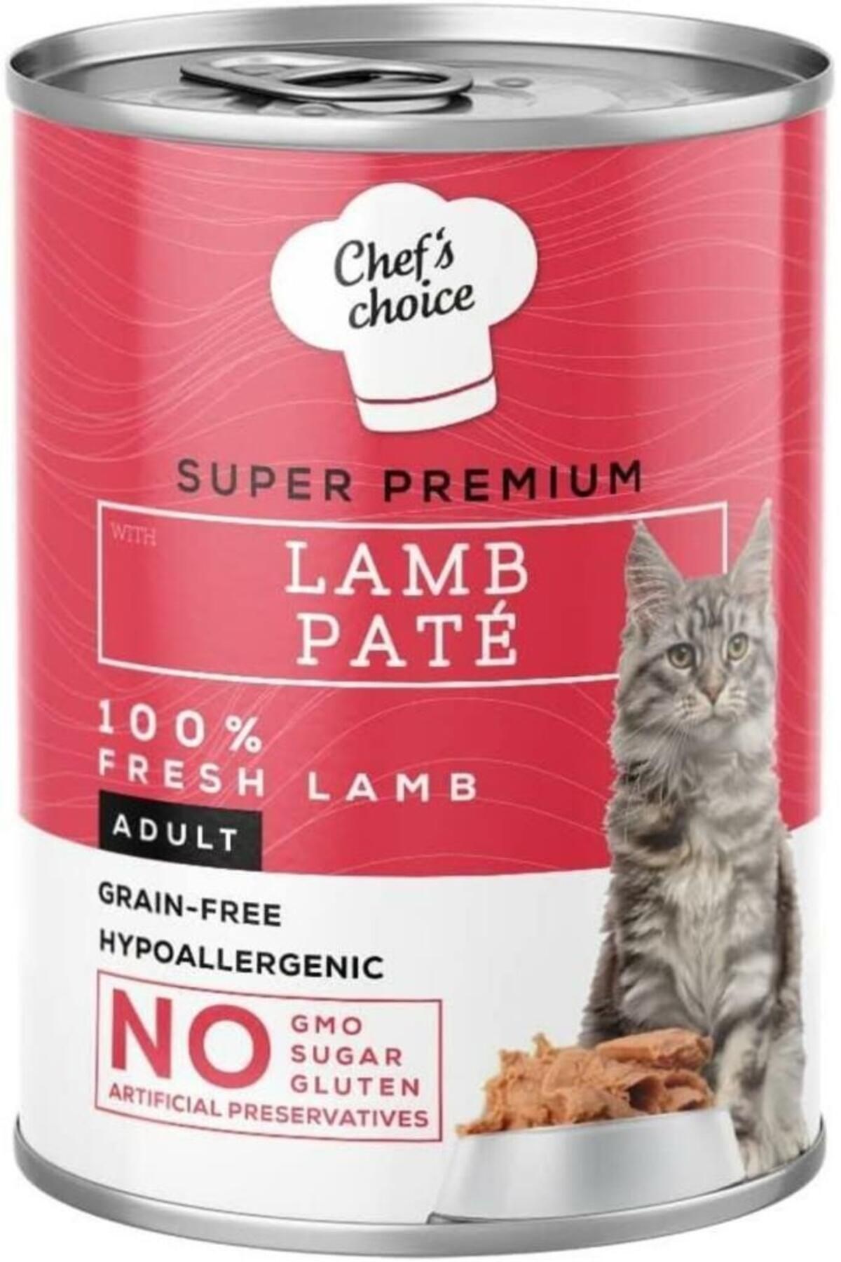 Kıyılmış Kuzulu Yetişkin Konserve Kedi Maması 400 gr