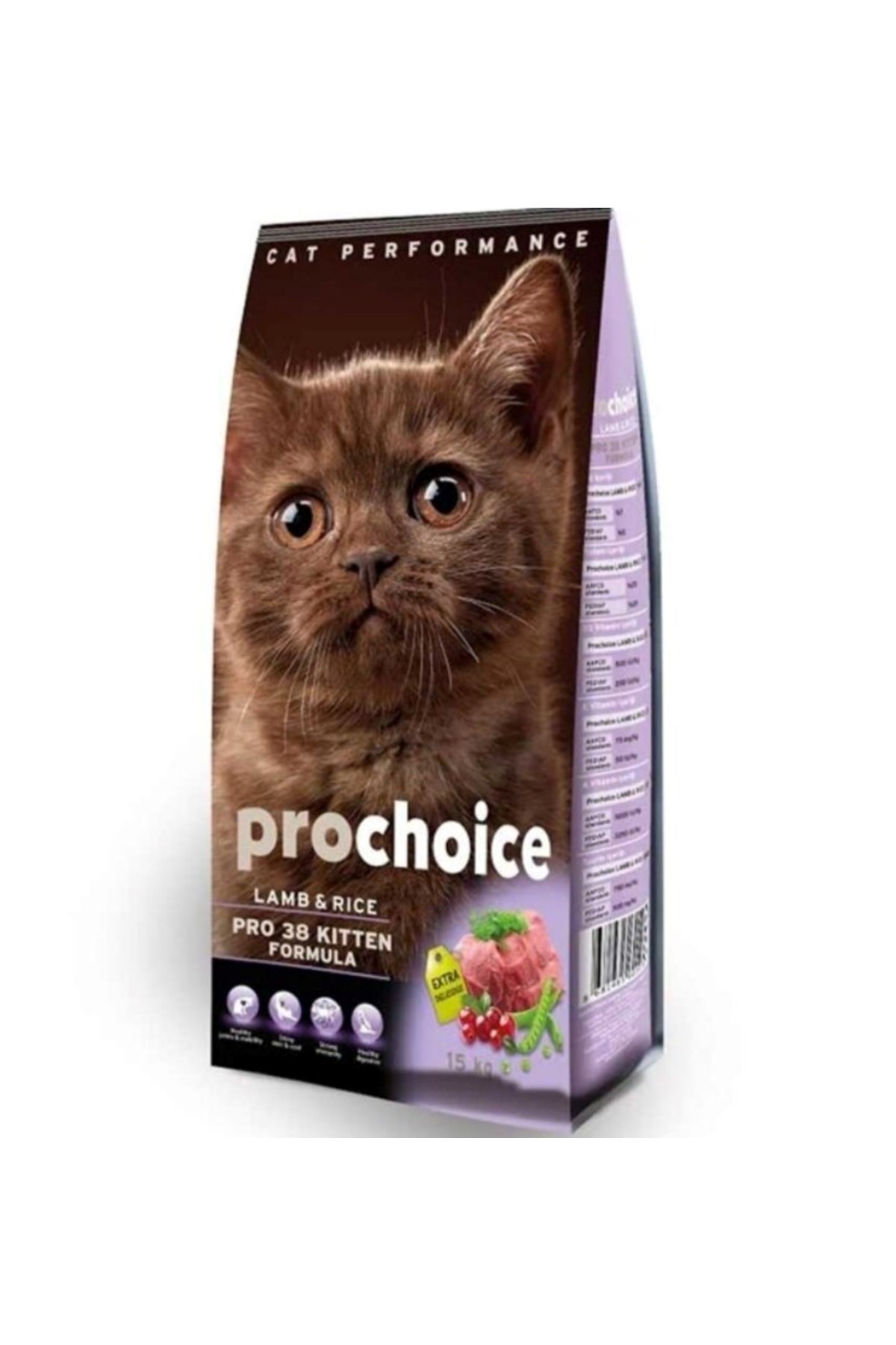 Pro 38 Kitten Kuzu Etli Yavru Kedi Maması 2 Kg