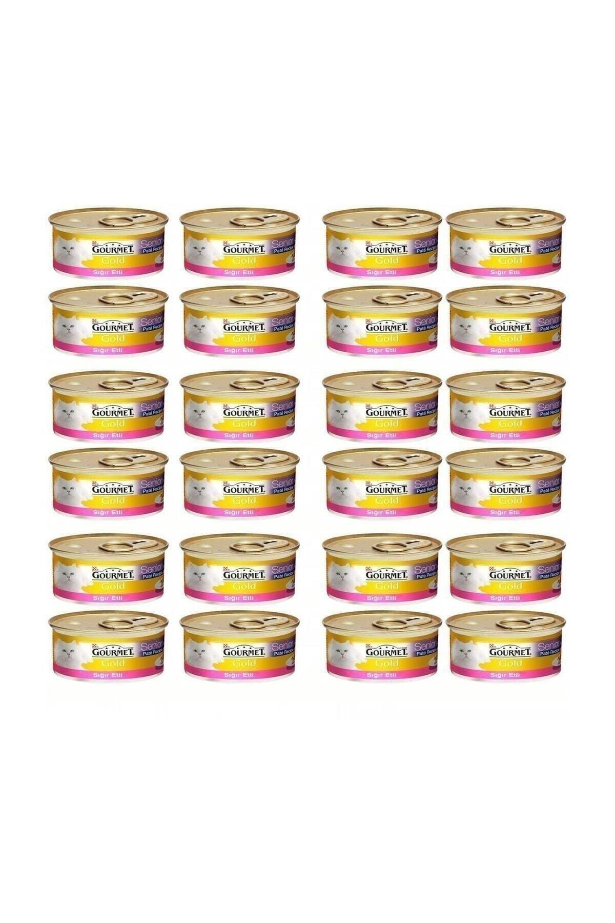 Gourmet Gold Kıyılmış Sığır Etli Kedi Konservesi 85 gr 24 Adet