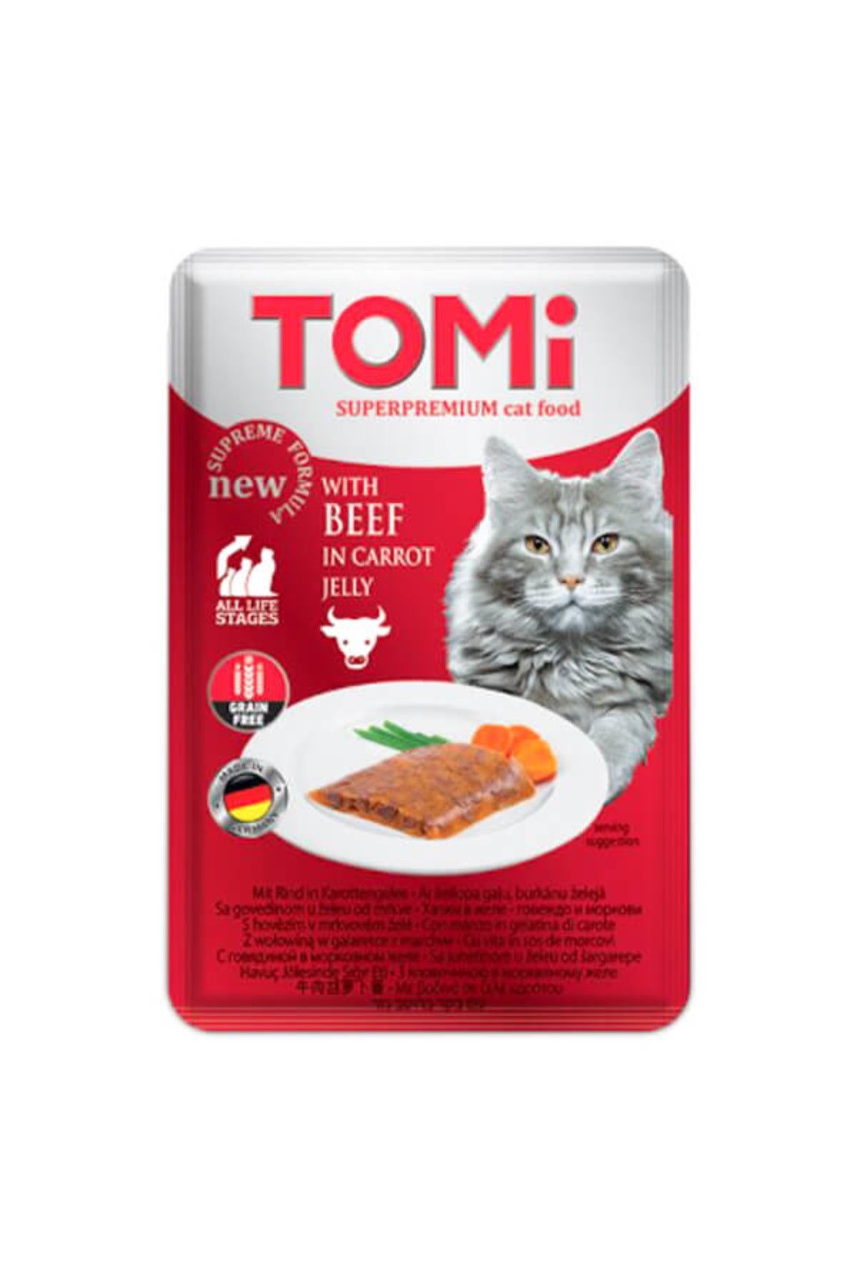 Sığır Etli ve Havuçlu Tahılsız Pouch Kedi Konservesi 100gr
