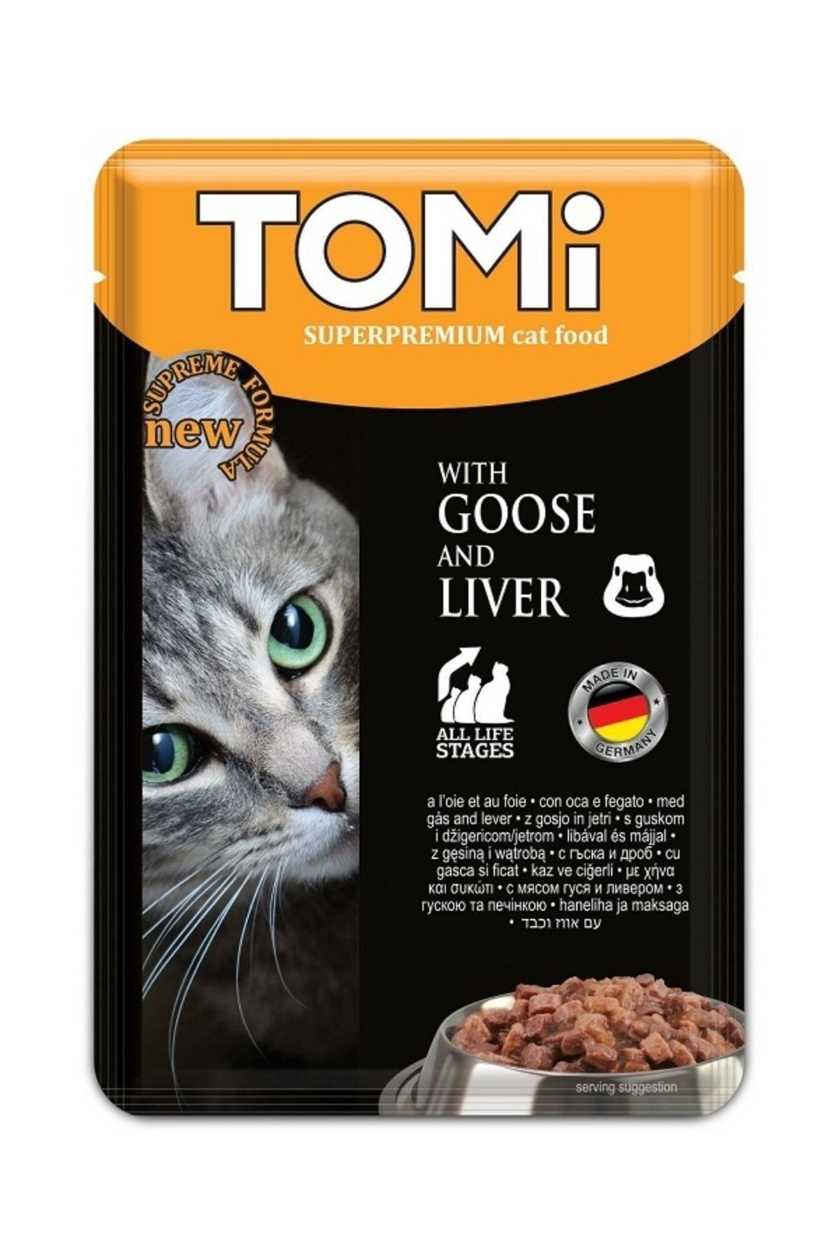 Kedi Kaz & Ciger Pouch Mama 100 ml