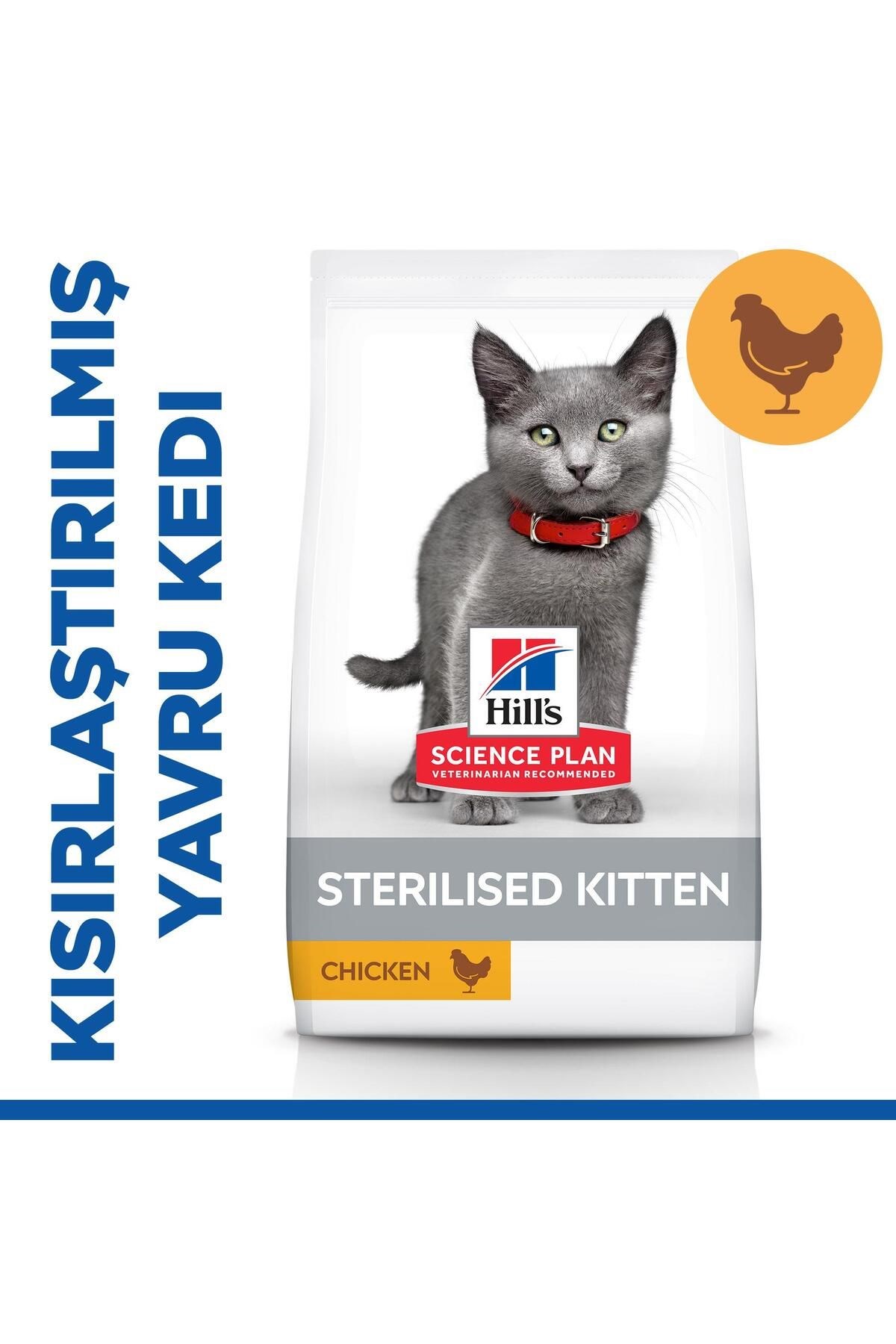 SCIENCE PLAN Tavuklu Kısırlaştırılmış Yavru Kedi Maması 3kg