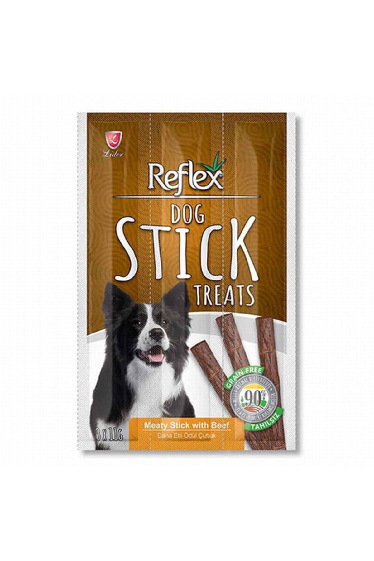 Dog Tahılsız Stick Beef Biftekli Köpek Ödül Çubuğu 3x11 gr