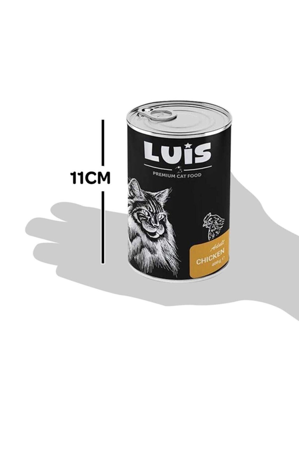 Luis Parça Tavuklu Soslu Kedi Konservesi 400 gr