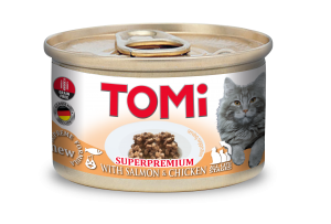Tomi Kedi Somonlu Tavuklu Yaş Mama 85g
