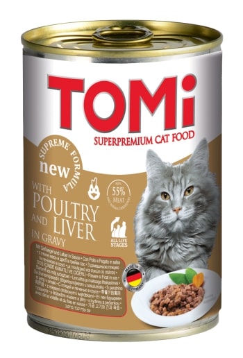 Tomi Kedi Kümes Hayvanlı Yaş Mama 400g