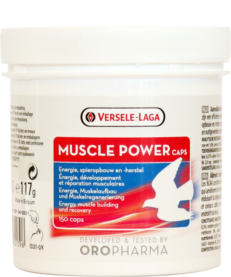 Versele Laga Oropharma Muscle Power Güvercin (kas Geliştirici) 150 Kapsül