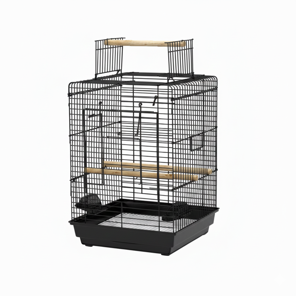 Dayang Papağan Kafesi 40x40x58 Siyah