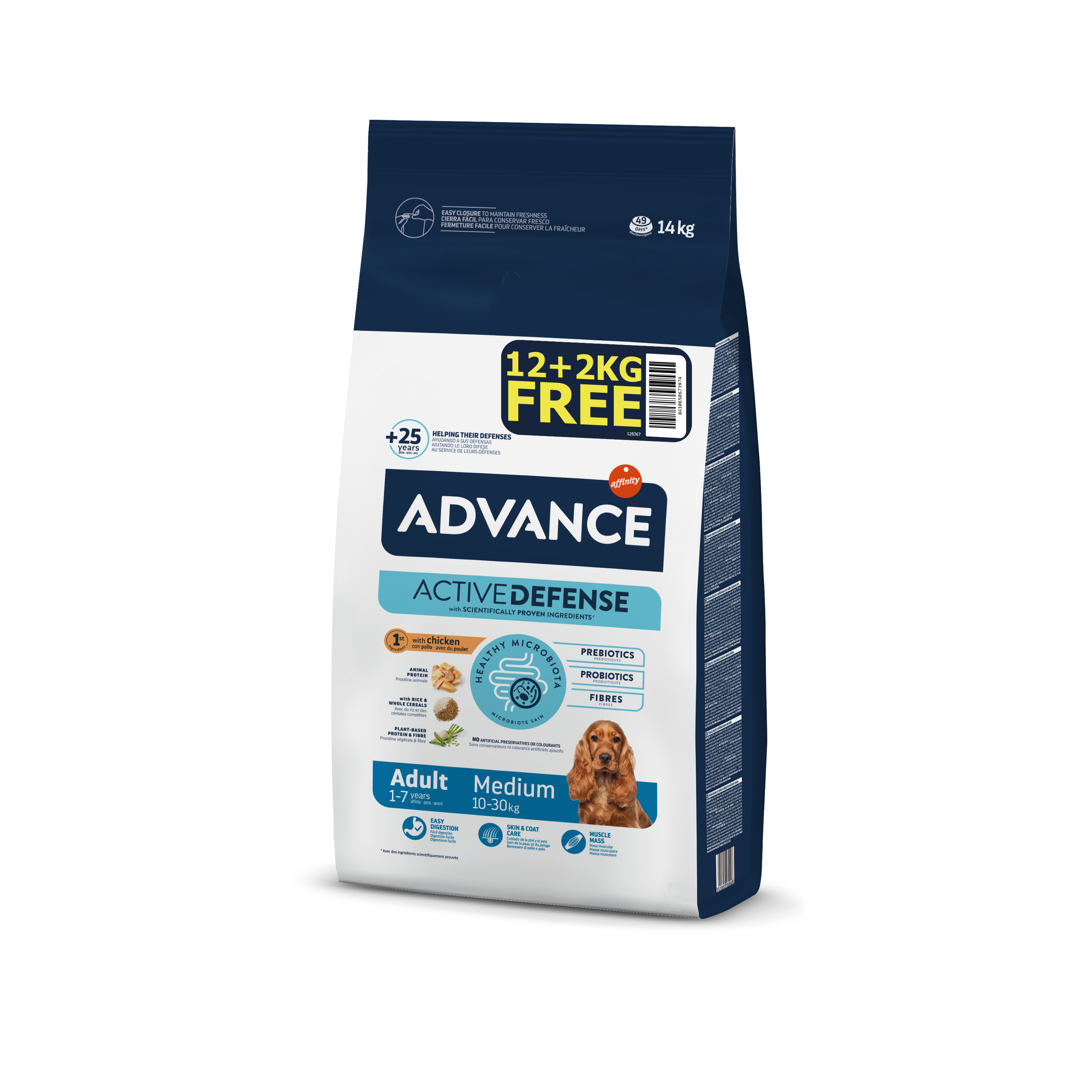 Advance Dog Medıum Adult 12+2 Bonus Paket