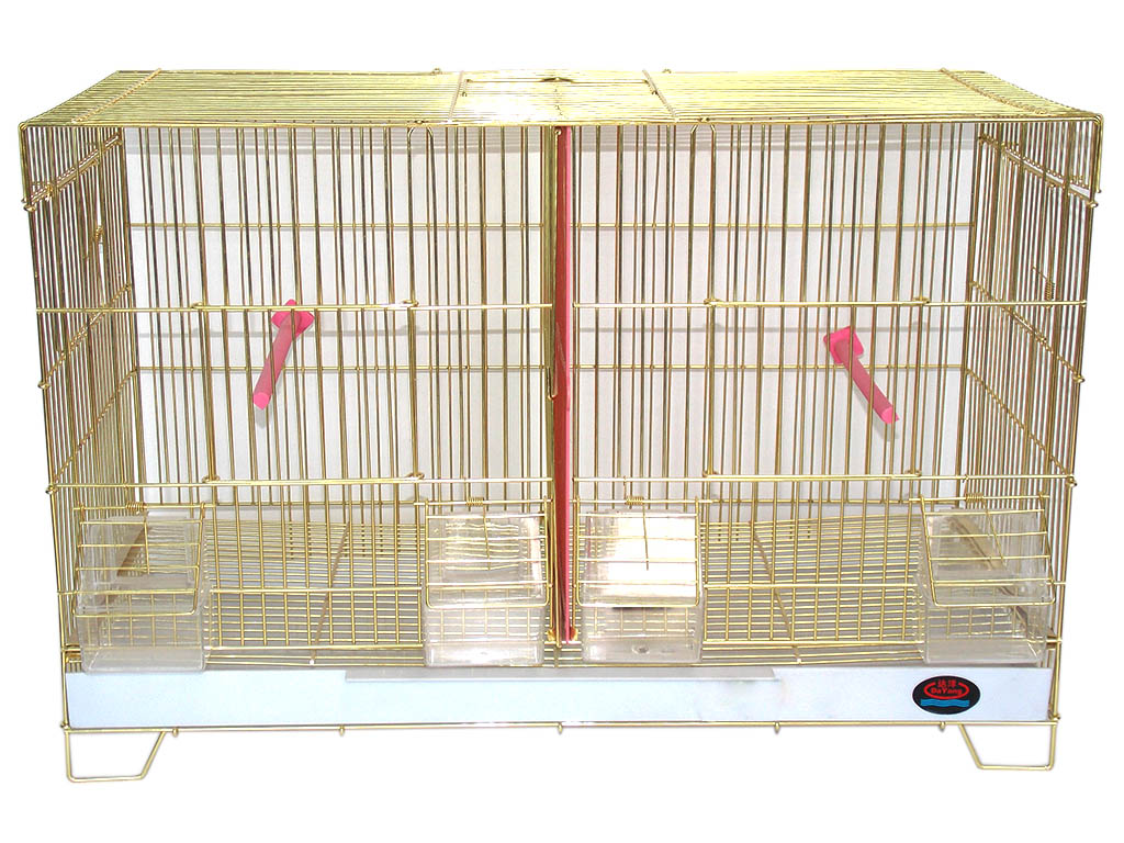 Dayang Çifthane Kafes Pirinç 59x26x40cm