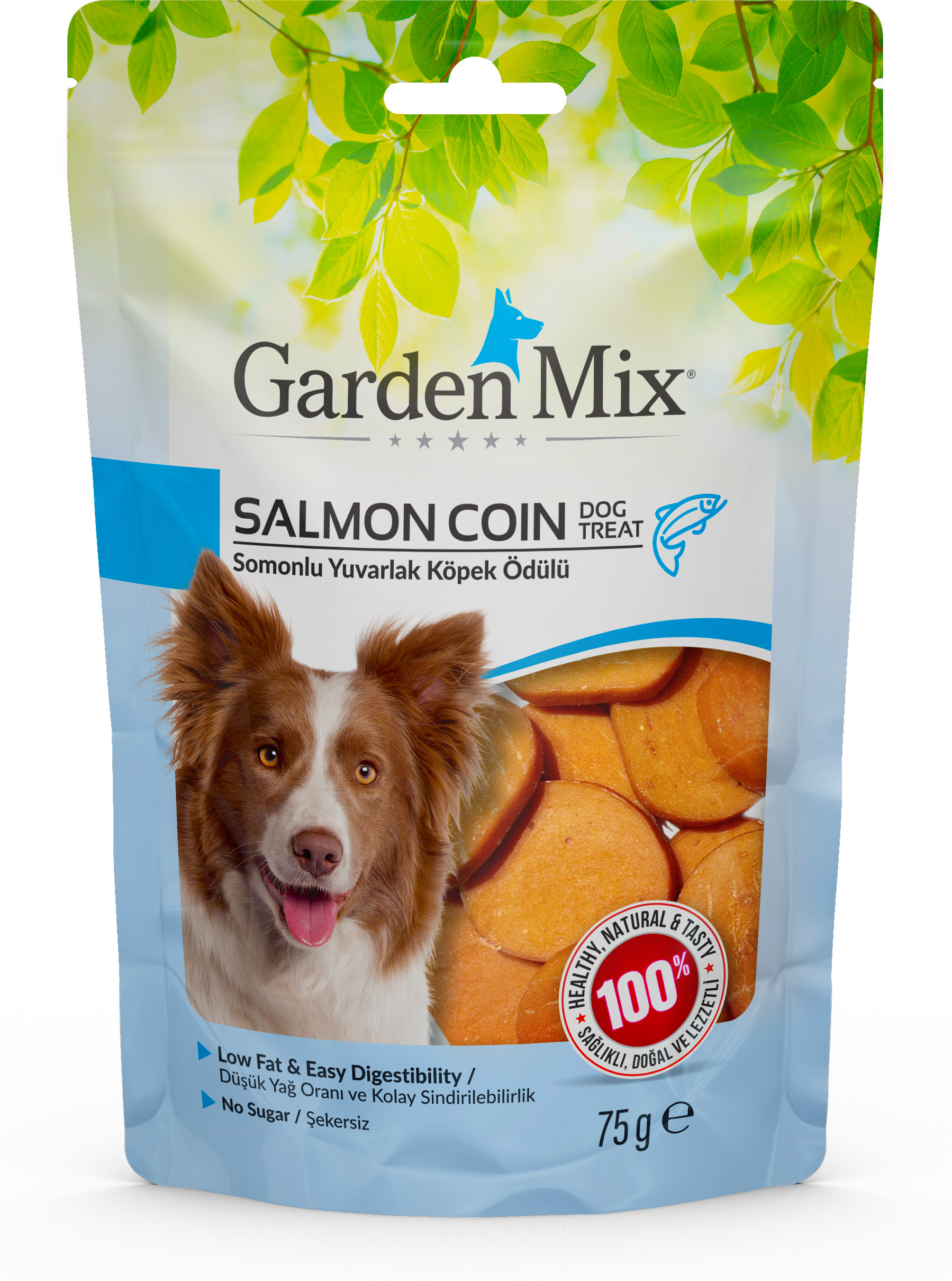 Garden Mix Somonlu Yuvarlak Köpek Ödülü 75 Gr