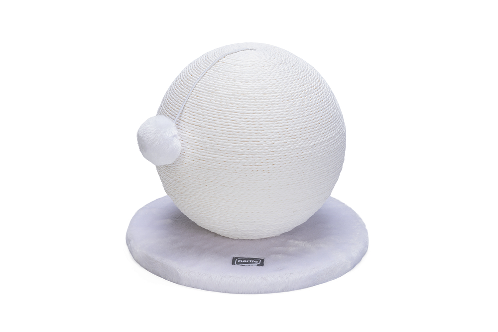 Karlıe Kedi Tırmalama Küresi Bolly Beyaz 30.5cm