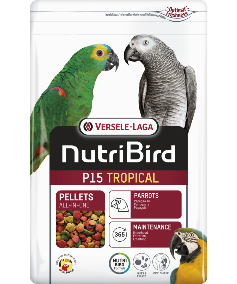 Versele Laga Nutrıbırd P15 Tropıcal Papağan Pelet Yem 10kg