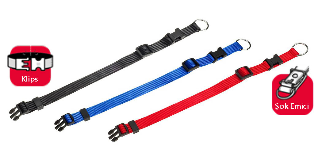 Karlıe Basıc Boyun Tasma 20-35cm Siyah