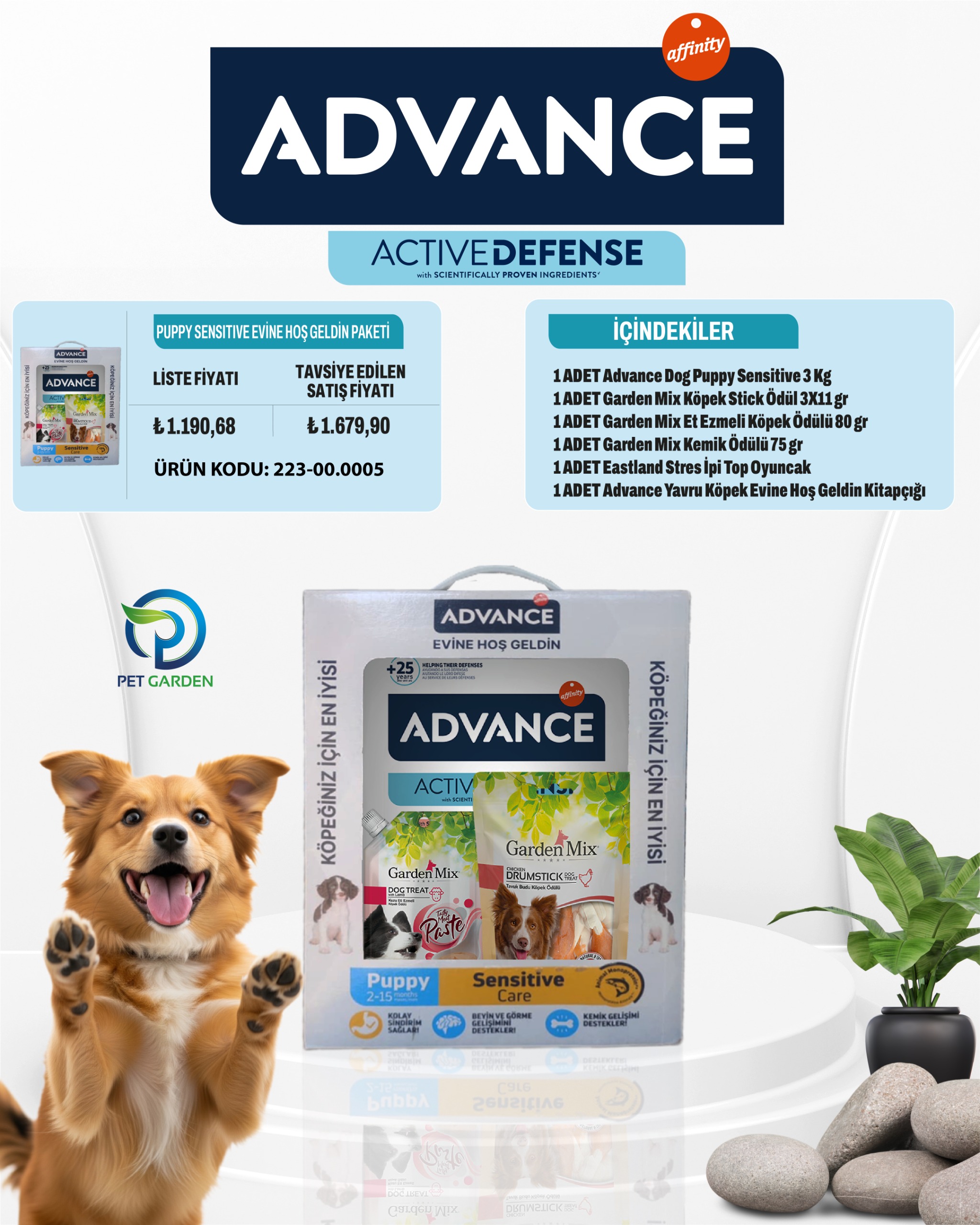 Advance 3 Kg Puppy Evine Hoşgeldin Kolisi