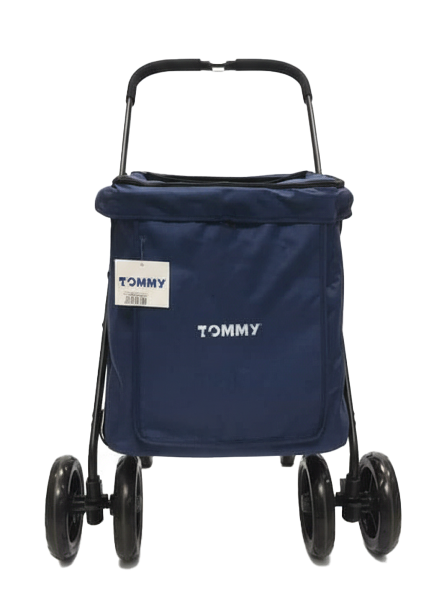 Tommy Evcil Hayvan Arabası Gri Lacivert 102*62*105 Max 40kg
